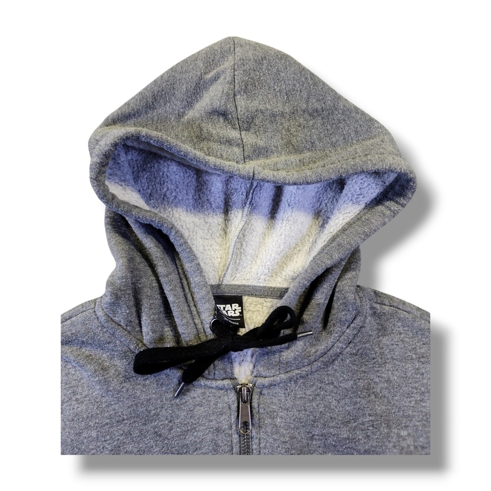 Star Wars Our Universe 50th Lucasfilm Gray Zip Up Hoodie Size Men's Small - Picture 9 of 14